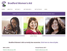 Tablet Screenshot of bradfordwomensaid.org